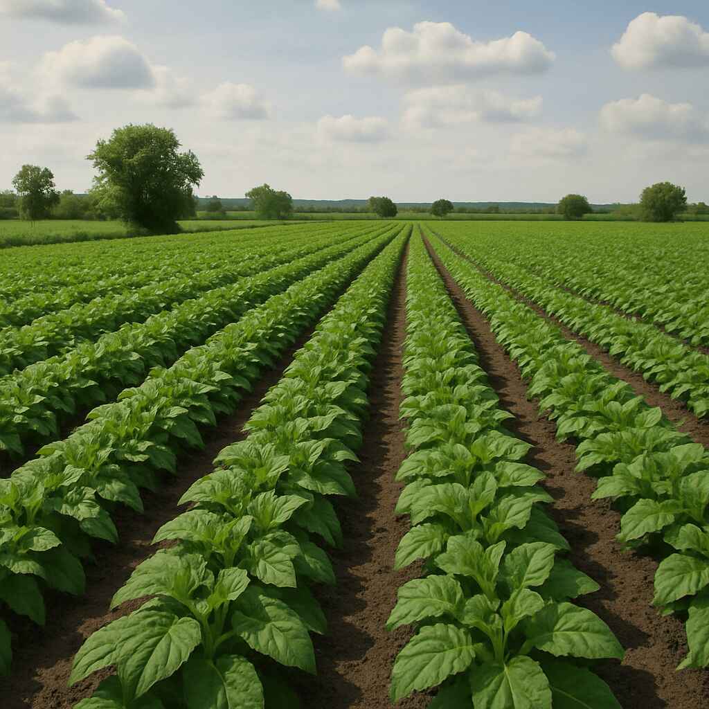 A farmer using Betametacron spray in a crop field with drone technology for precision agriculture.