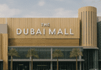 Interior view of the Dubai Mall, the biggest mall in the world