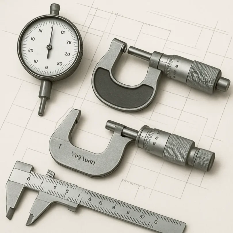 Illustration showing calibration tools and instruments used in various industries to ensure accurate measurements.