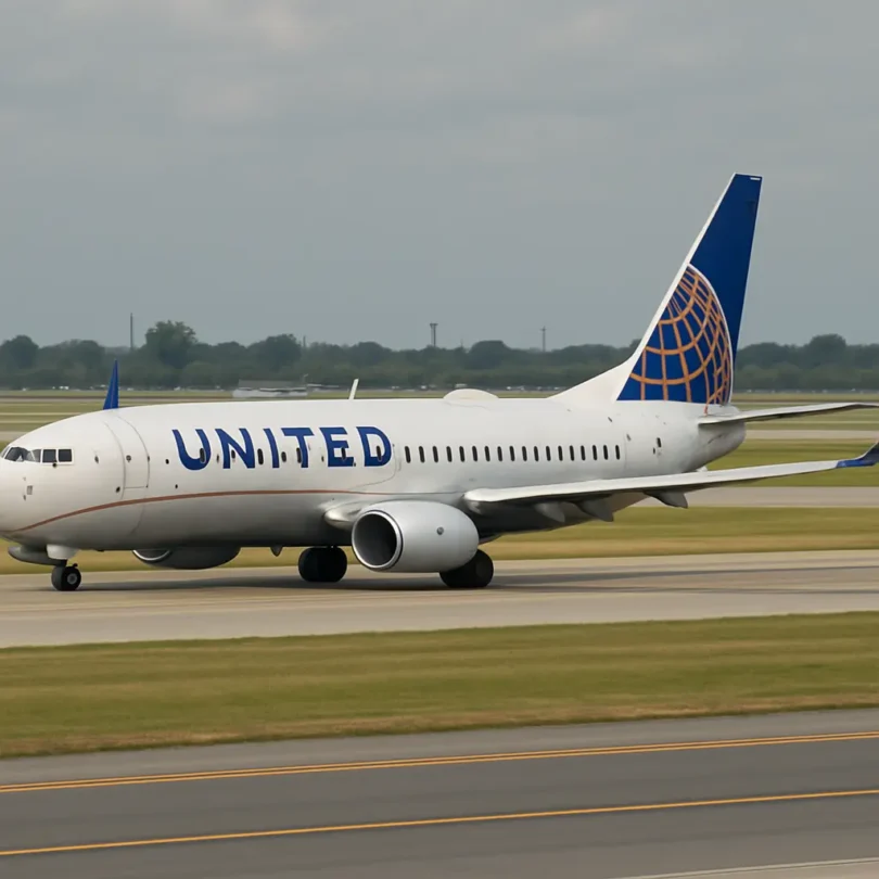 Overview image of united airlines flight ua770 emergency diversion scenario