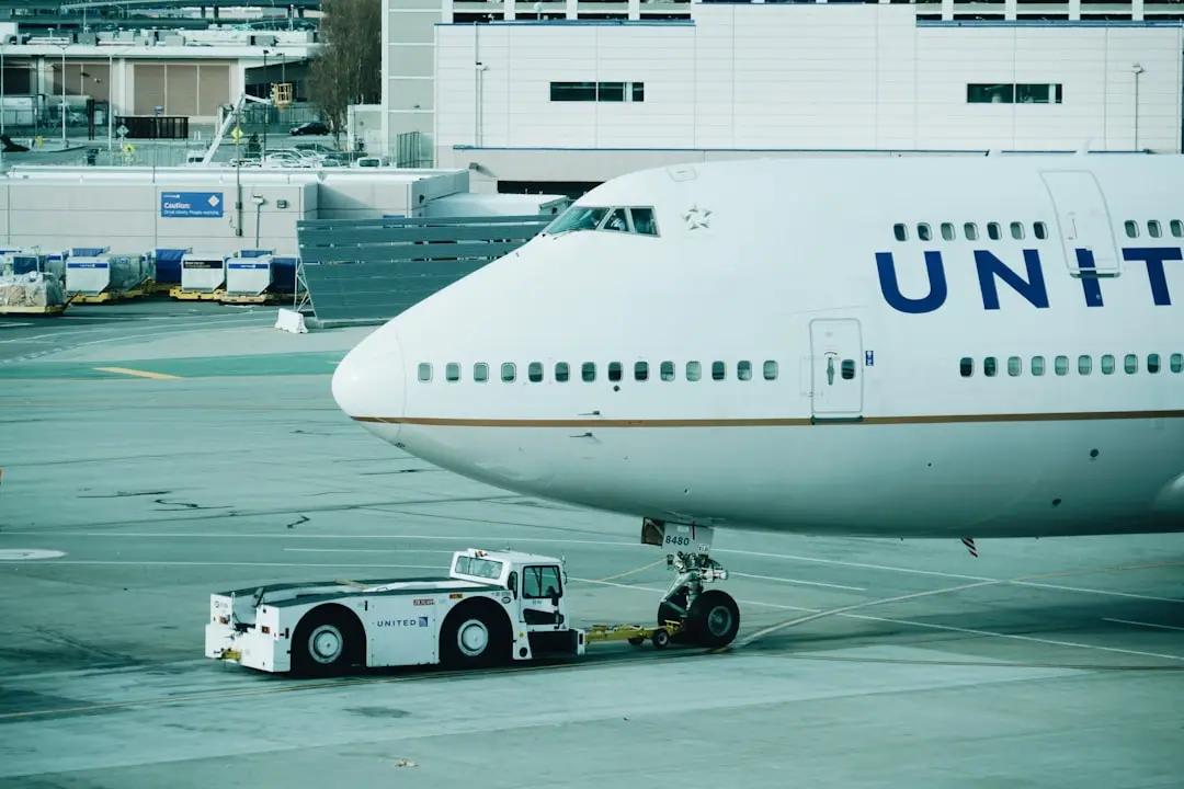 Engineers conducting a technical assessment of united airlines flight ua770 after emergency diversion