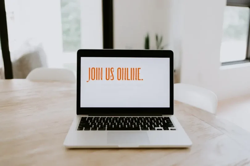 Write for Us call-to-action banner for BusinessEquator.com, featuring laptop, article icons, and digital workspace visuals.
